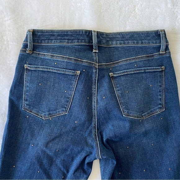 TALBOTS Women’s Jeans Flawless Slim Ankle Metal Polka Metal Dot Size 8 P - Picture 5 of 10